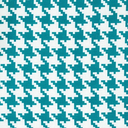 Ткань хлопок пэчворк бирюзовый, гусиные лапки, Michael Miller (арт. CX6363-MARI-D)