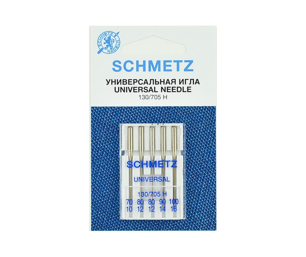 Иглы стандартные Schmetz № 70, 80, 90, 100