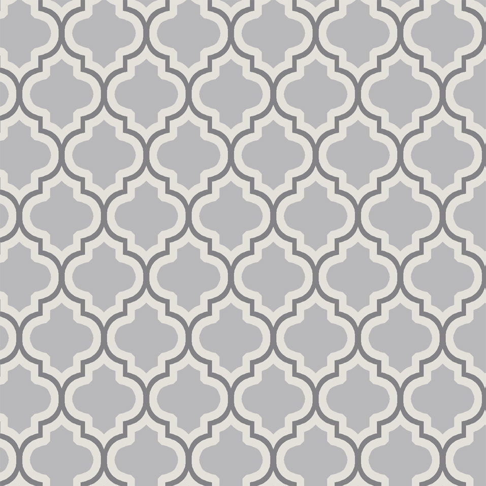 Ткань хлопок для пэчворка серый, геометрия дамаск, Windham Fabrics (арт. 41929-1)