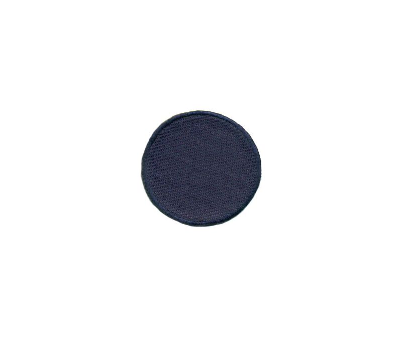 Нашивка «Заплатка-круг», темно-синяя