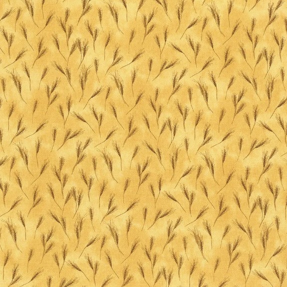 Ткань хлопок для пэчворка бежевый, ферма осень, Blank Quilting (арт. 4077-44 Corn)