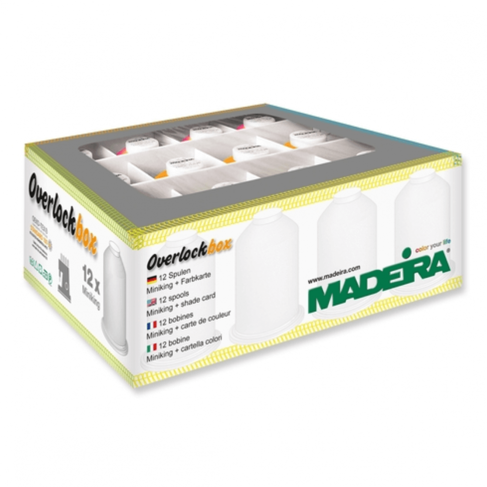 Набор ниток для оверлока Madeira арт. 9203 Overlockbox Neon Colors