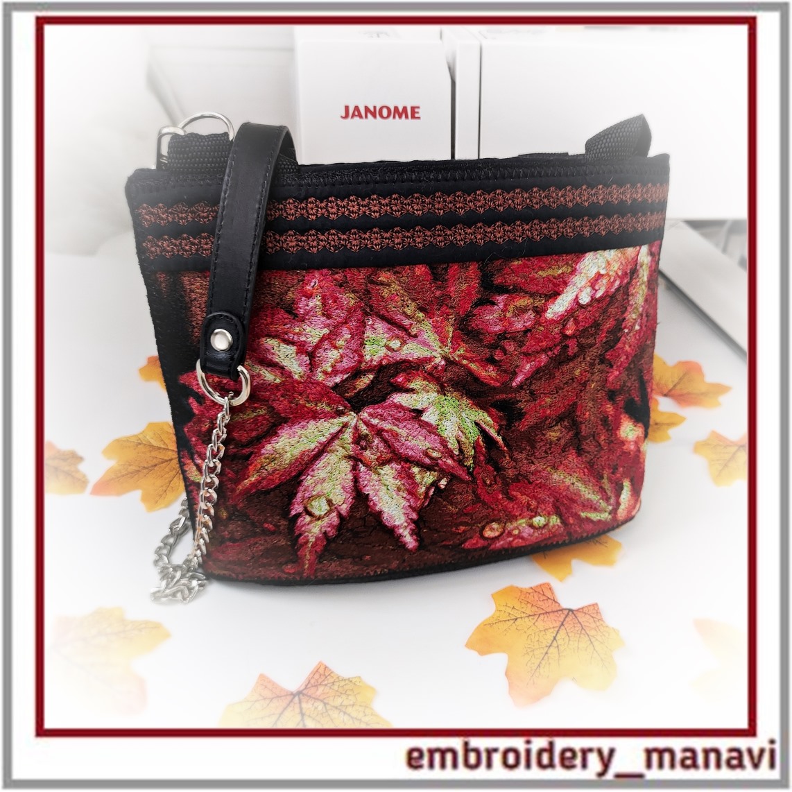 Сумка складная «В багрец и в золото»