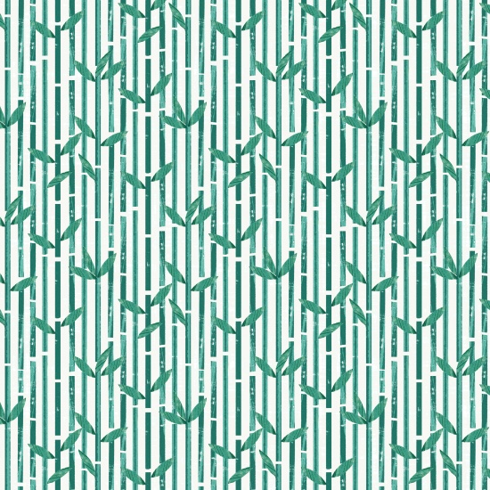Ткань хлопок пэчворк зеленый, флора, Blank Quilting (арт. 9483-01)