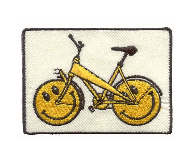 Нашивка «Велосипеды со смайликами»