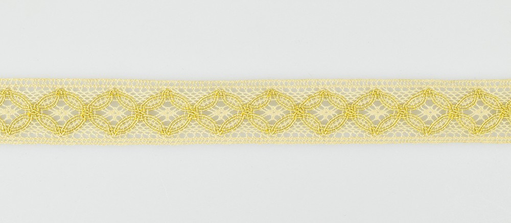 Кружево вязаное хлопковое Mauri Angelo R2537/PL/706 26 мм