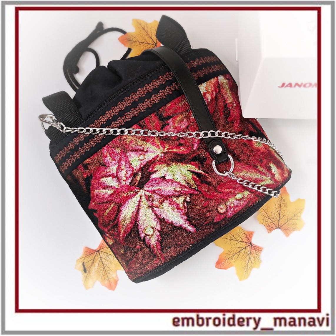 Сумка складная «В багрец и в золото»