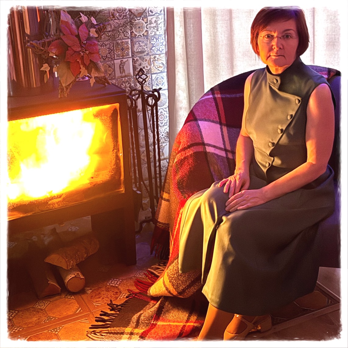 Платье и мужская рубашка «Новый год в загородном доме»