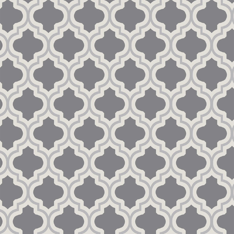 Ткань хлопок для пэчворка серый, геометрия дамаск, Windham Fabrics (арт. 41929-2)
