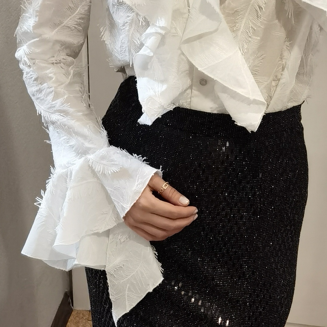 Блузка и юбка «Новогодний блеск»