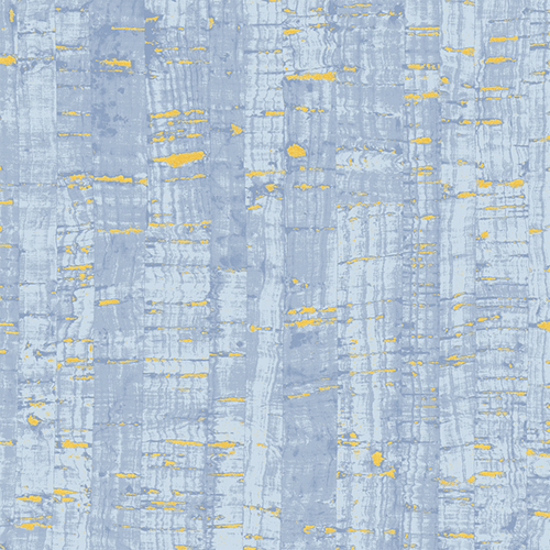 Ткань хлопок пэчворк голубой золото, полоски фактура, Windham Fabrics (арт. 248188)