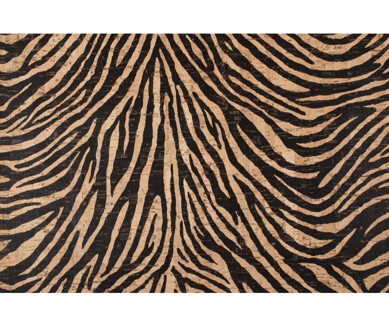 Ткань пробковая (Корк) 50×70 см, цв. зебра