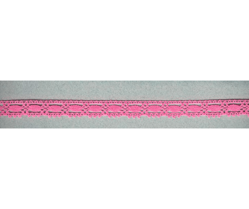 Кружево вязаное хлопковое IEMESA 1798/F3 15 мм т.розовый