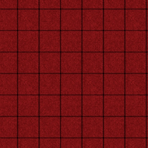 Ткань хлопок для пэчворка для одежды красный, клетка, Benartex (арт. 1035822B)
