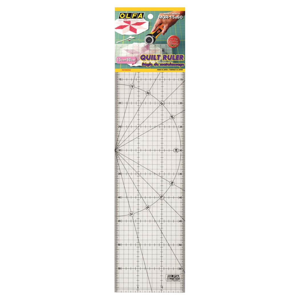 Линейка для пэчворка OLFA арт. MQR-15*60 15 х 60 см