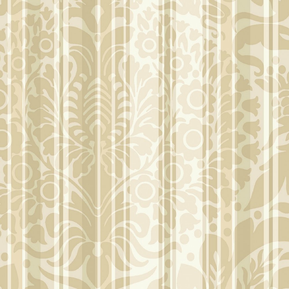 Ткань хлопок для пэчворка бежевый, полоски, Maywood Studio (арт. MAS9365-T)