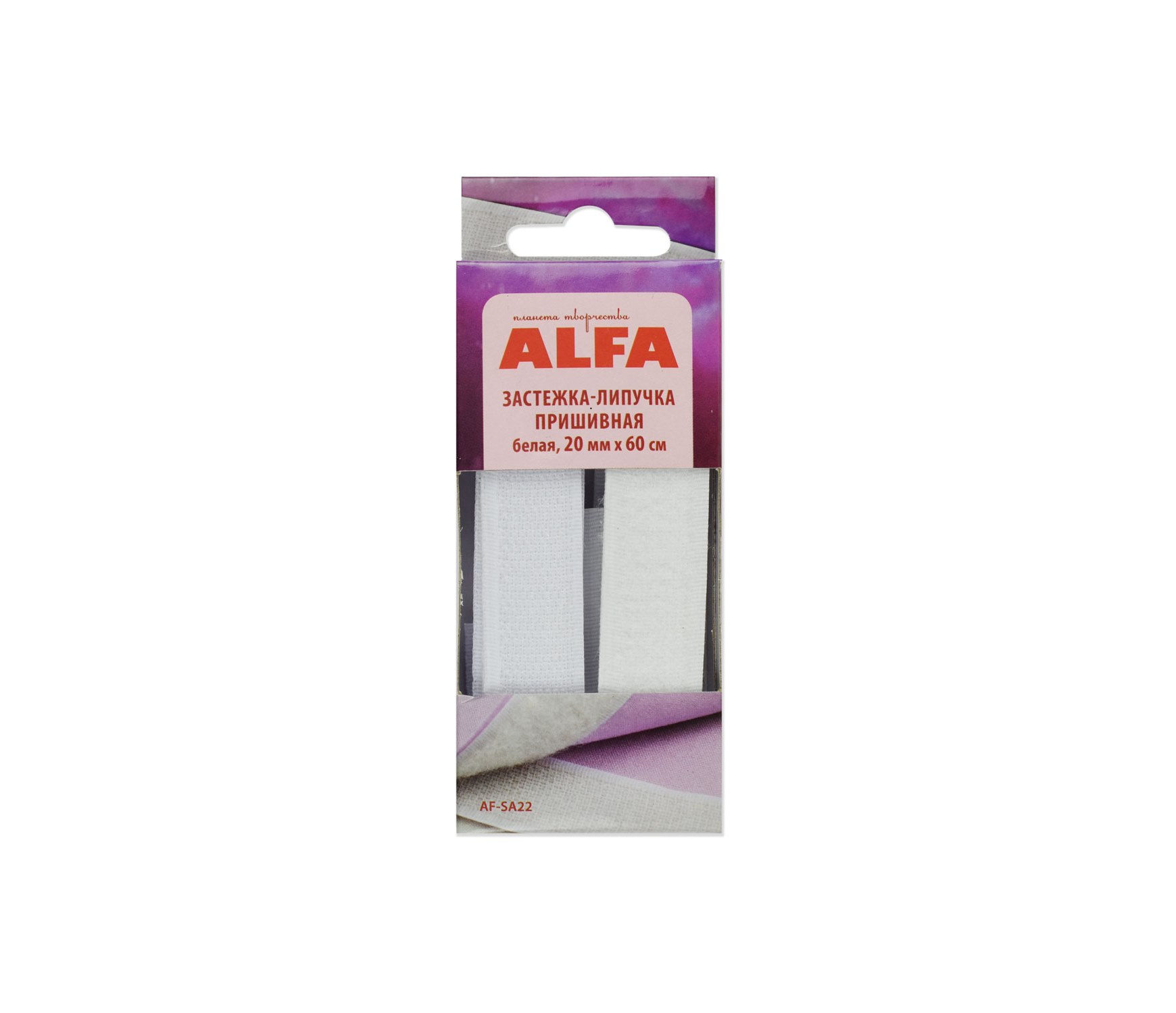 Контактная лента Alfa AF-SA22 20 мм х 60 см, белый