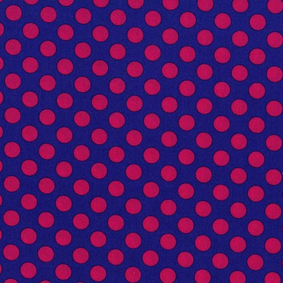 Ткань хлопок пэчворк розовый сиреневый, горох и точки, Michael Miller (арт. 89785)