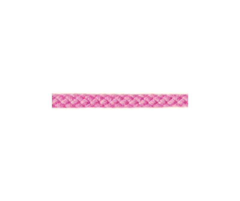 Шнур плетеный 5,3 мм, розовый