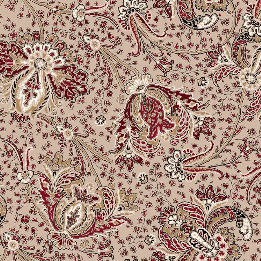 Ткань хлопок для пэчворка розовый, цветы, Windham Fabrics (арт. 54726-3)