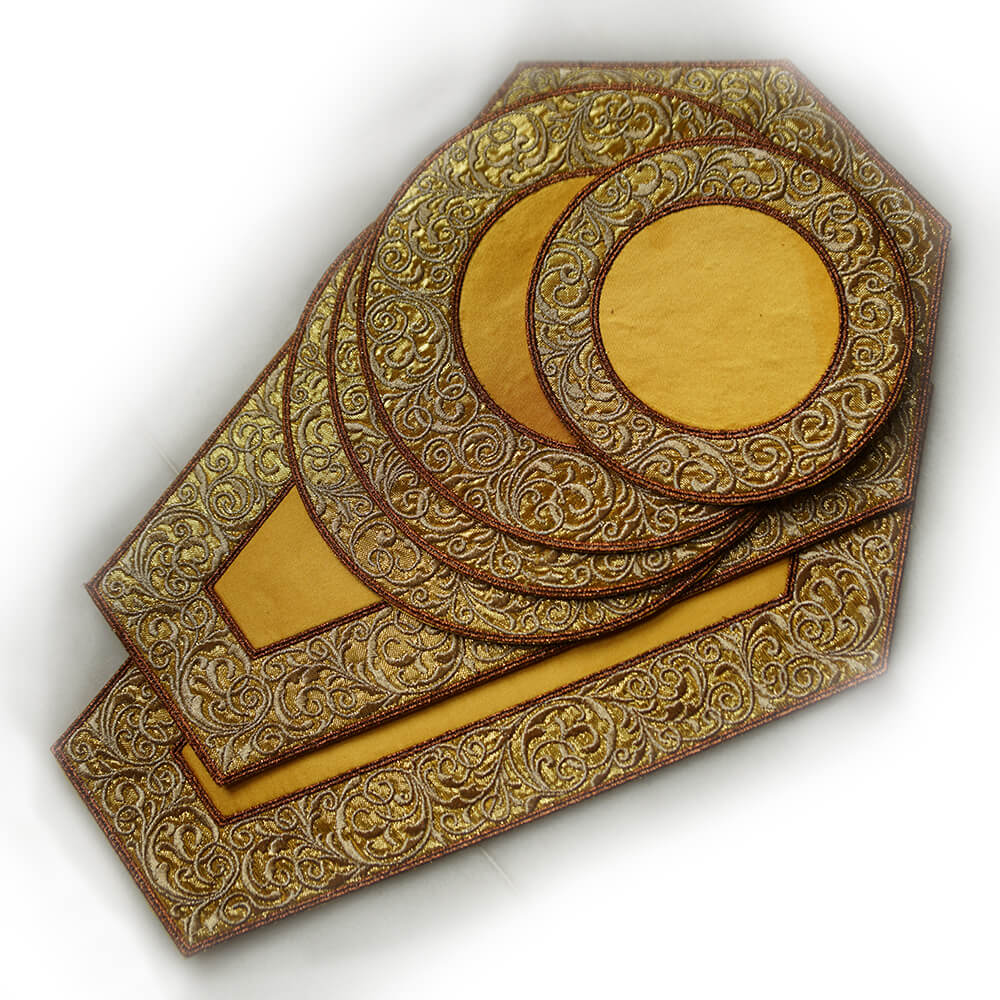 Комплект подложек под крест и лампады «На Престол»