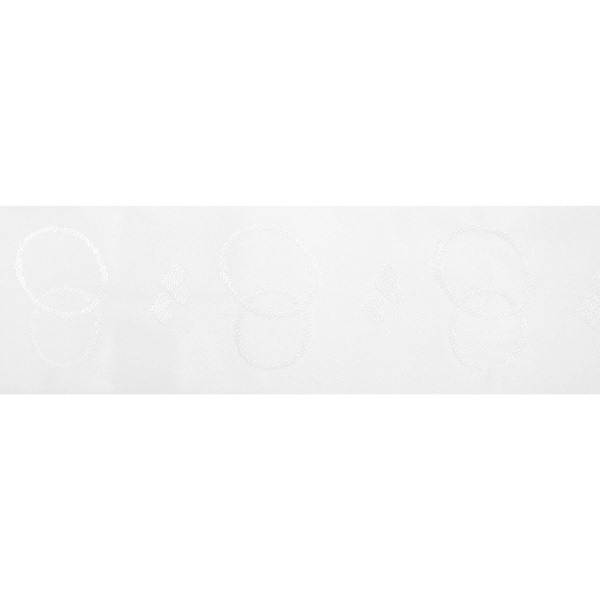 Лента атласная свадебная, 6 см