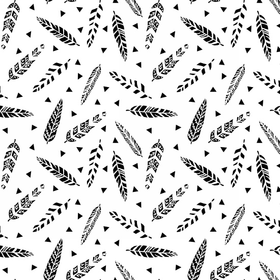 Ткань хлопок для пэчворка белый, птицы и бабочки животные, Blank Quilting (арт. 9496-01)