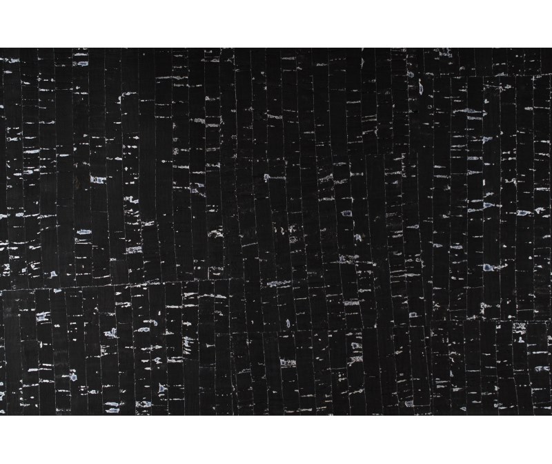 Ткань пробковая (Корк) 50×70 см, цв. натуральная кожа (черный)