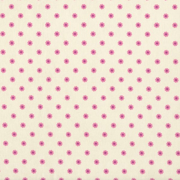 Ткань хлопок пэчворк розовый бежевый малиновый, мелкий цветочек, RJR (арт. 133800)