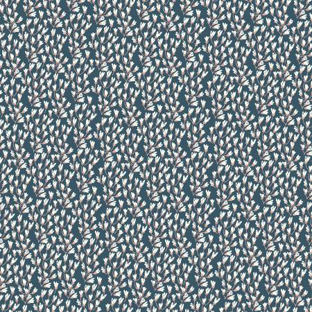 Ткань хлопок пэчворк синий, фактура, Riley Blake (арт. )