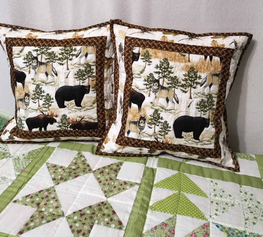 Декоративные наволочки «Лесные жители» и «Охота»