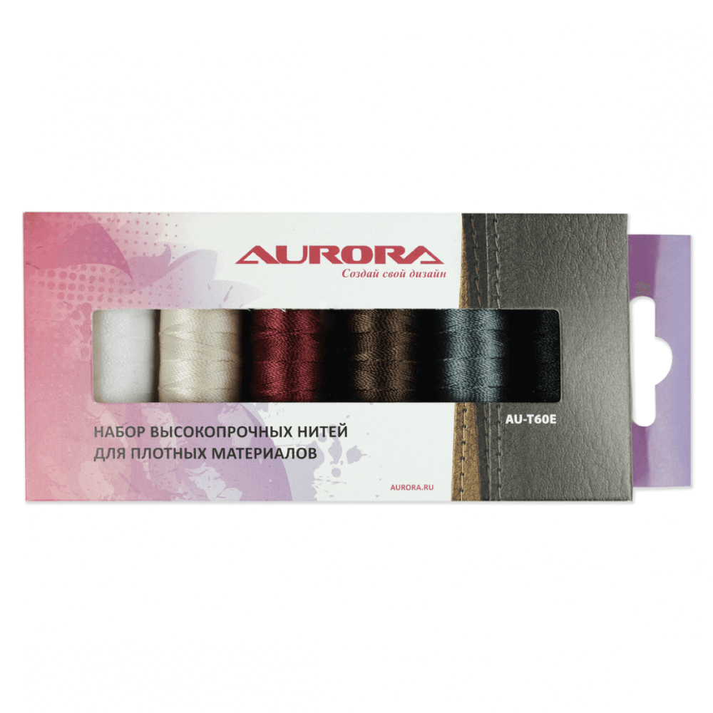 Набор ниток высокопрочных Aurora Tytan № 60E AU-T60E