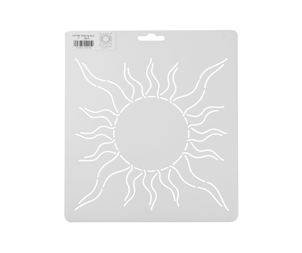Трафарет для пэчворка QCS Inc. Blazing Sun