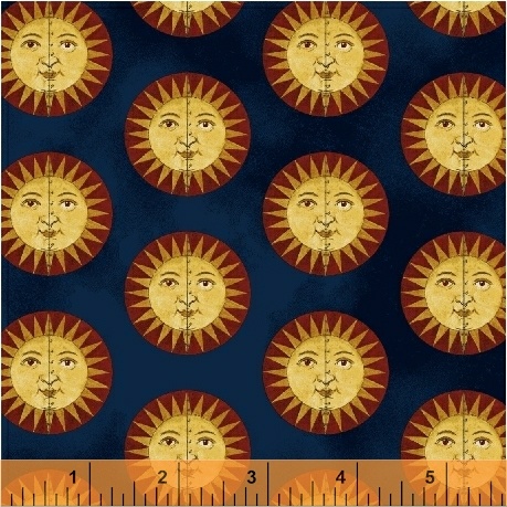 Ткань хлопок пэчворк синий, , Windham Fabrics (арт. 222928)