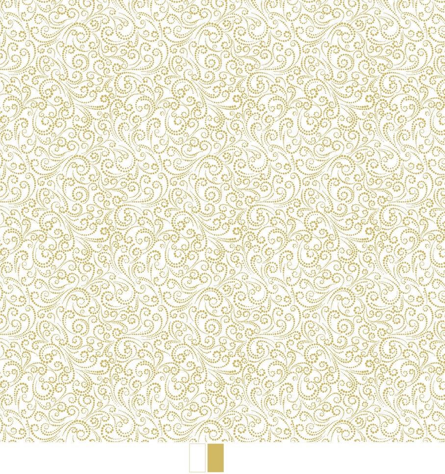 Ткань хлопок  белый, завитки, Benartex (арт. )