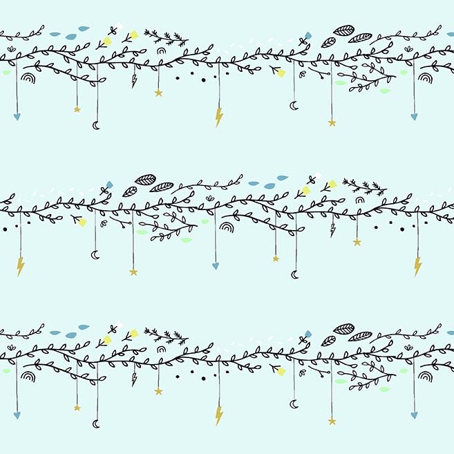 Ткань хлопок для пэчворка для одежды голубой, фактура, Michael Miller (арт. MD7852-AQUA-D)