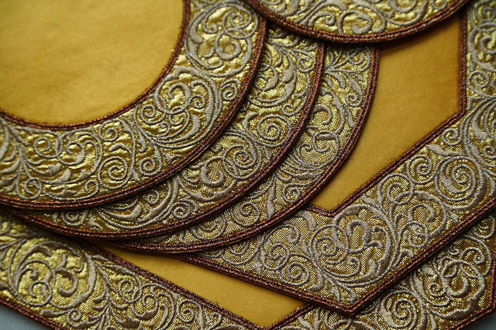 Комплект подложек под крест и лампады «На Престол»