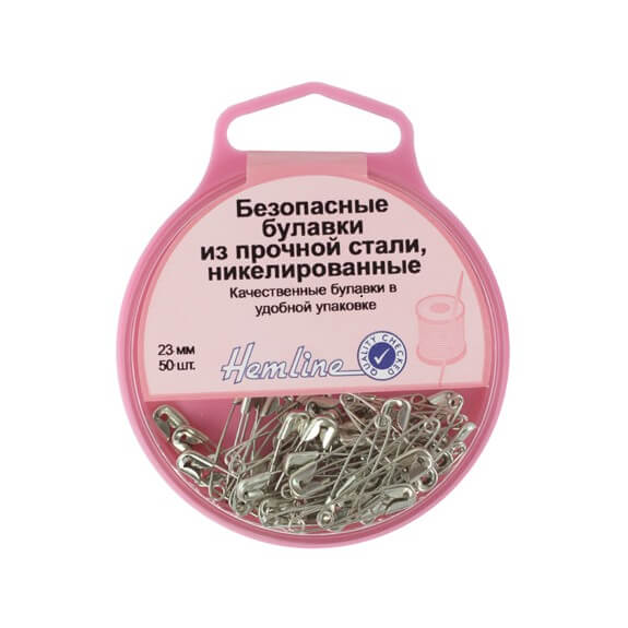 Булавки английские Hemline арт. 410.00 23 мм 50 шт.