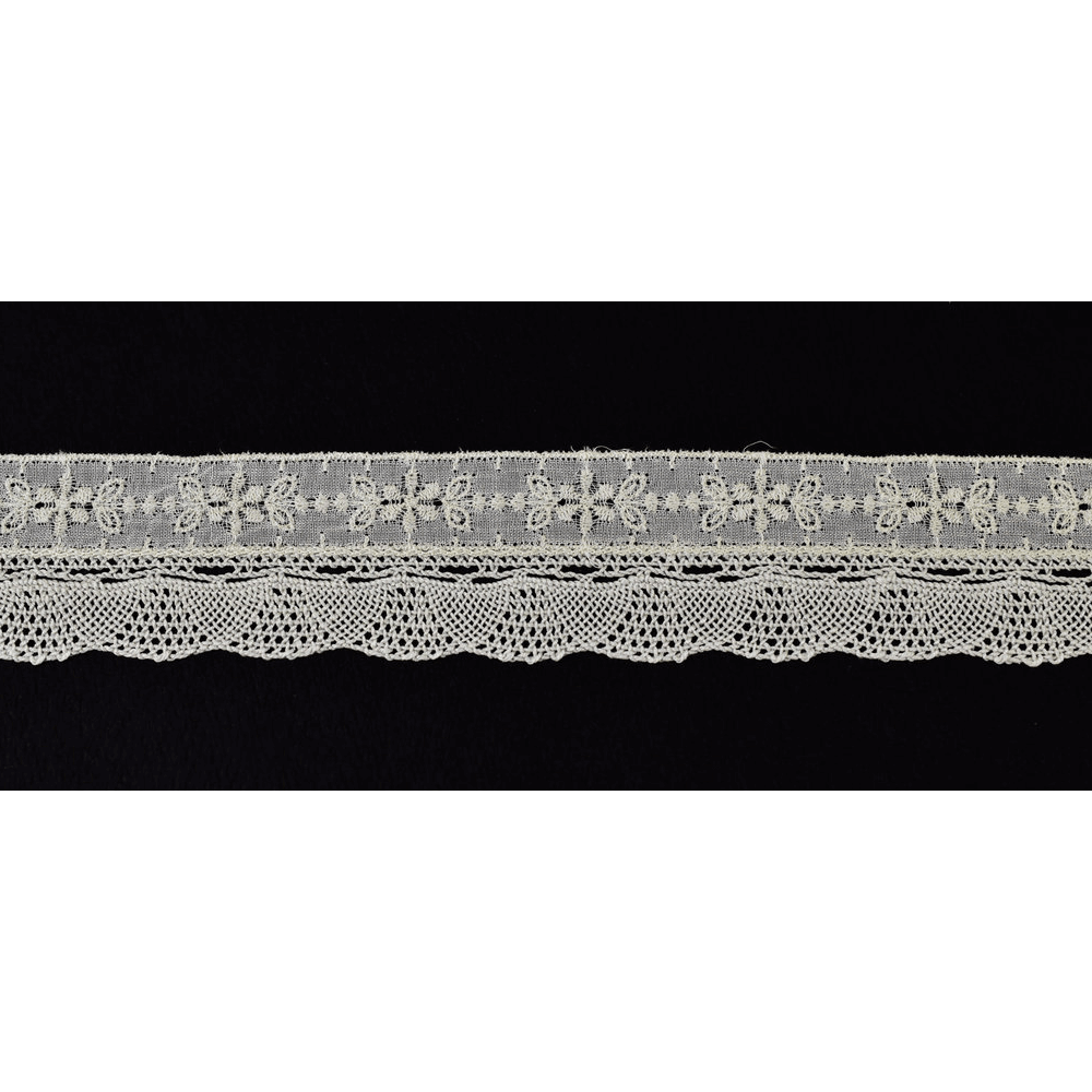 Кружево вязаное хлопковое Mauri Angelo 280Z2329/4104 34 мм