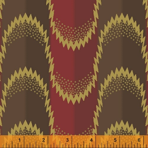 Ткань хлопок для пэчворка для одежды разноцветные, геометрия, Windham Fabrics (арт. 41671-2)