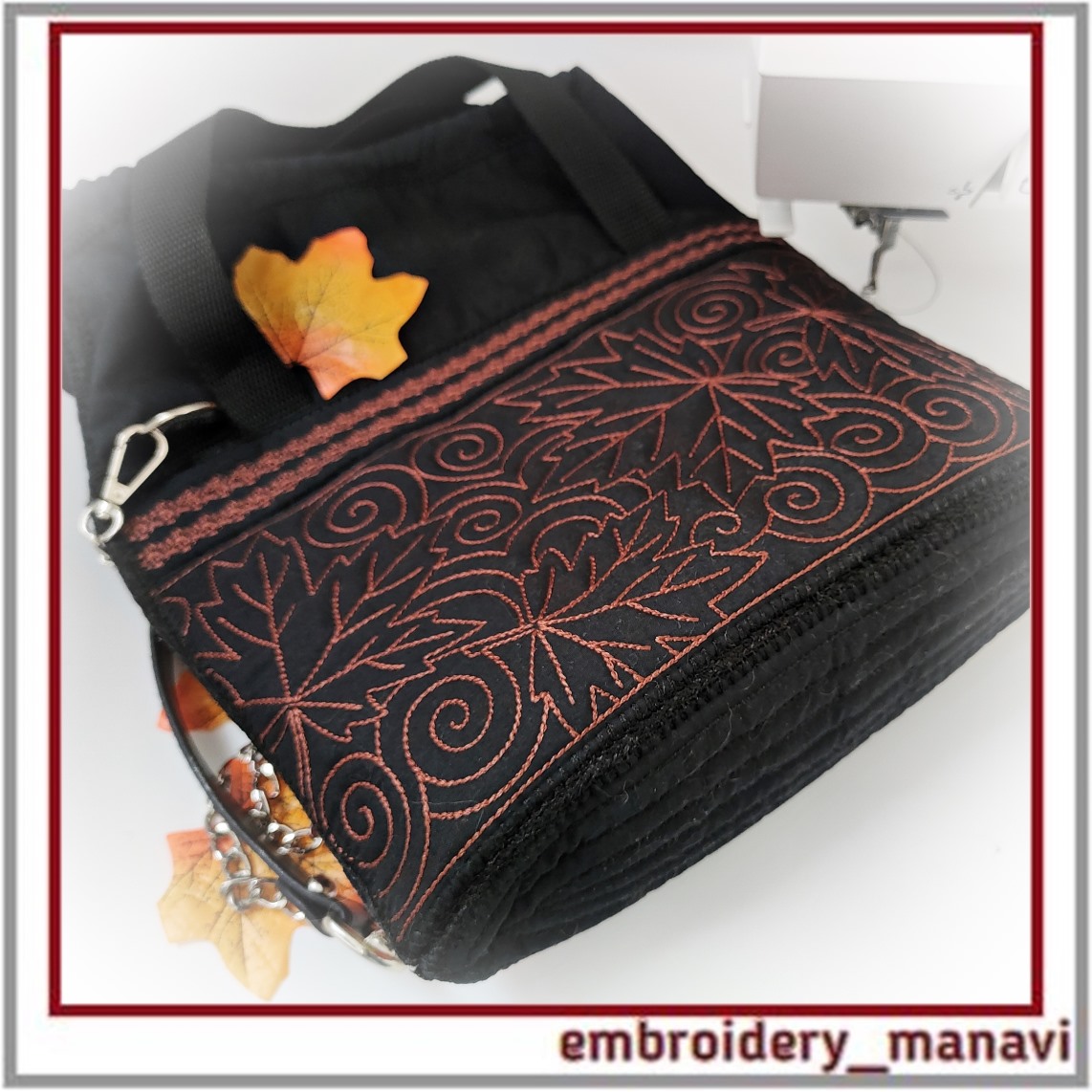 Сумка складная «В багрец и в золото»