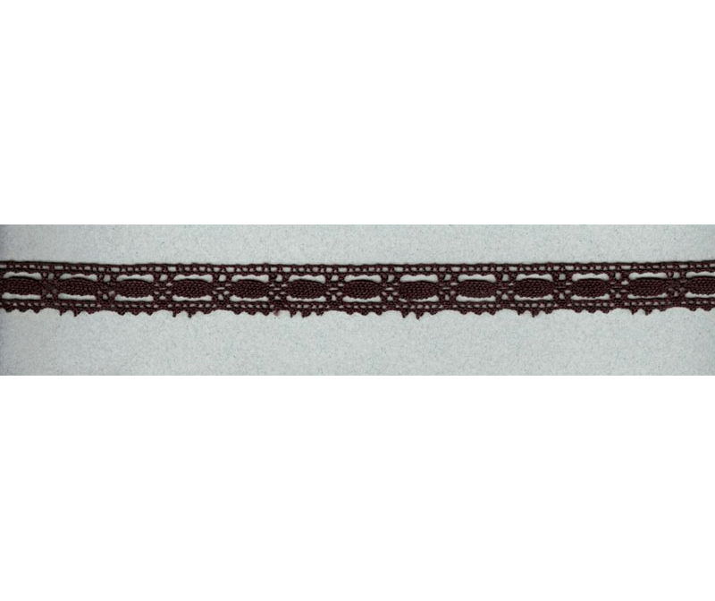 Кружево вязаное хлопковое IEMESA 1798/05 15 мм коричневый