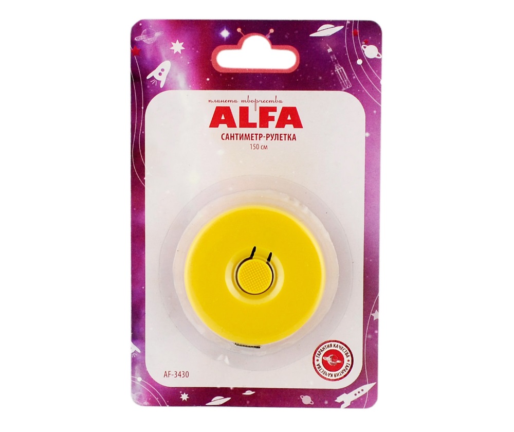 Сантиметр рулетка Alfa двусторонняя 1,5 м