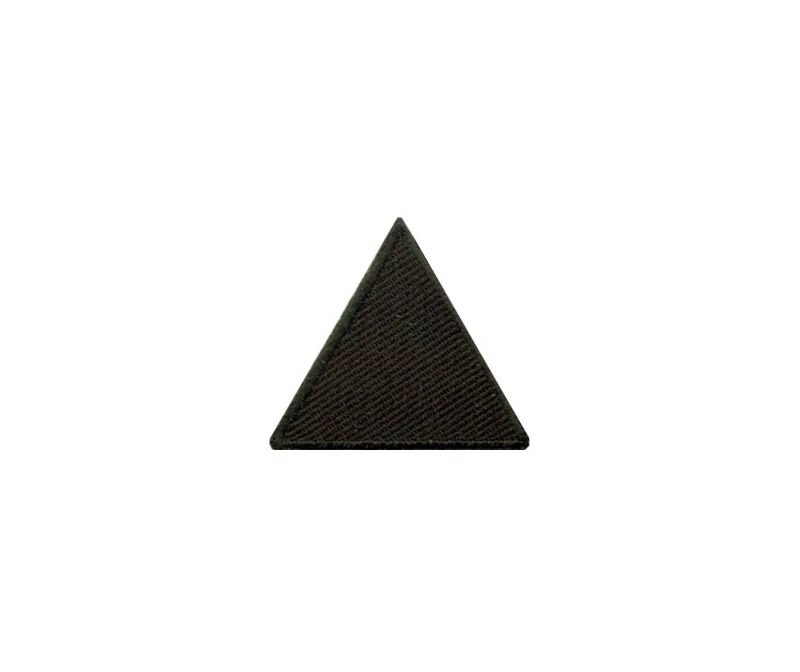 Нашивка «Заплатка-треугольник», черная