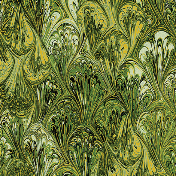 Ткань хлопок пэчворк зеленый, фактура, Benartex (арт. 14038M49B)