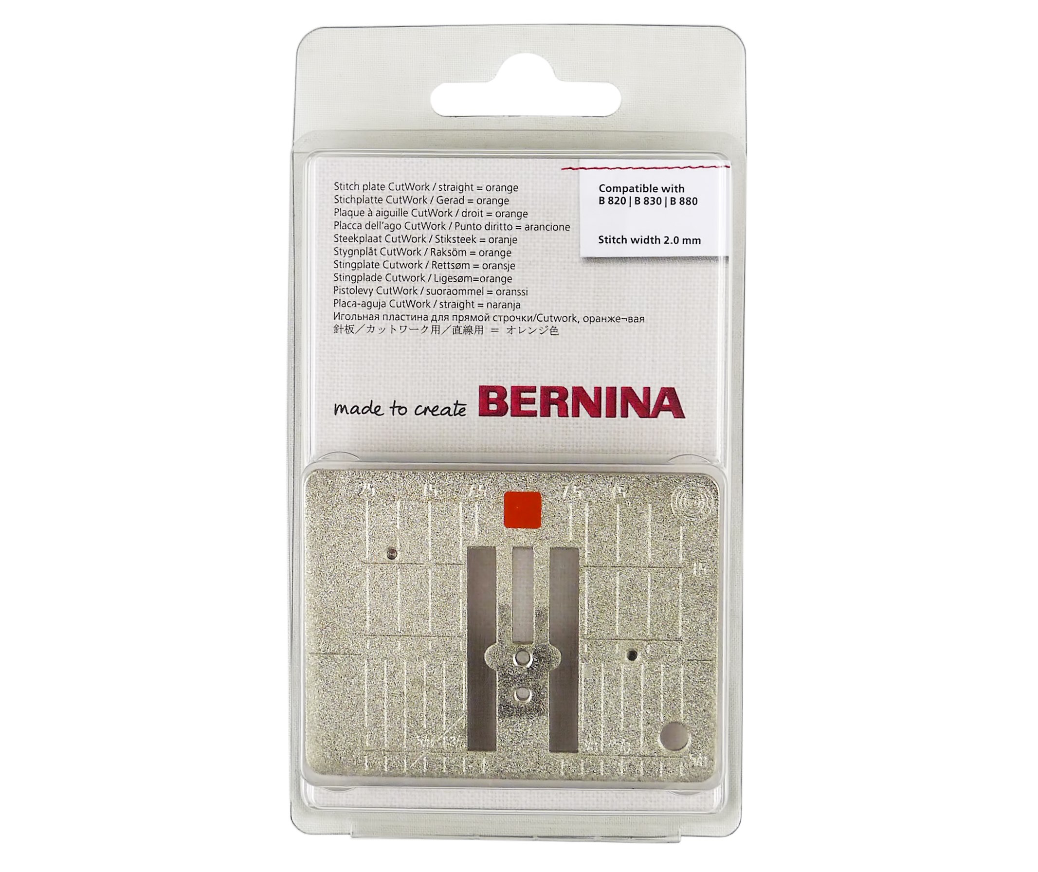 Пластина игольная для прямой строчки Bernina 033 339 71 07