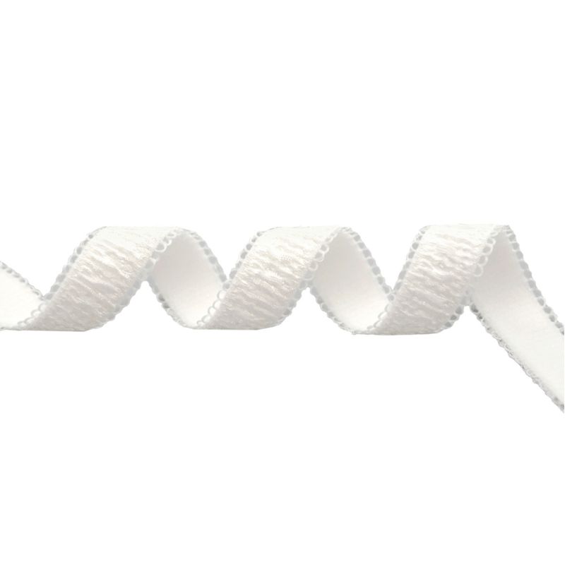 Лента эластичная бретелечная, 14 мм, белый