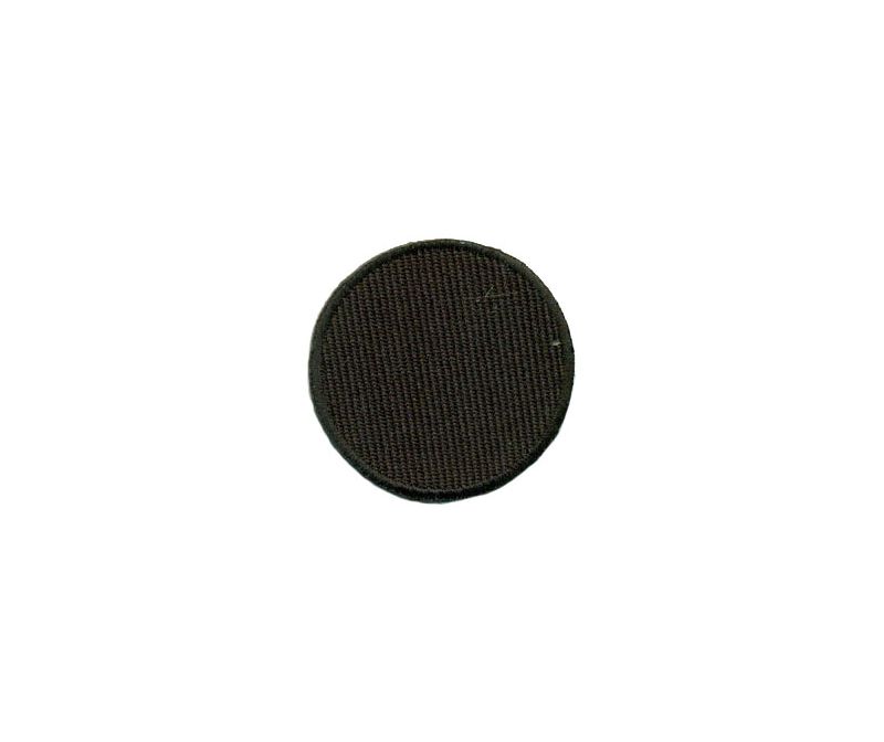 Нашивка «Заплатка-круг», черная