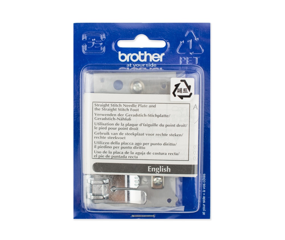 Лапка и игольная пластина Brother SNP01 для прямых строчек