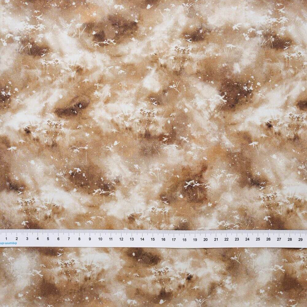Ткань хлопок для пэчворка коричневый, фактура, P&B (арт. 5545 Z)